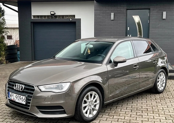 Audi A3 cena 43900 przebieg: 214000, rok produkcji 2013 z Świątniki Górne małe 704